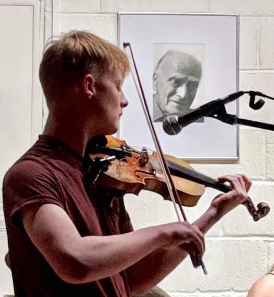 Morgan Marshall performing violin